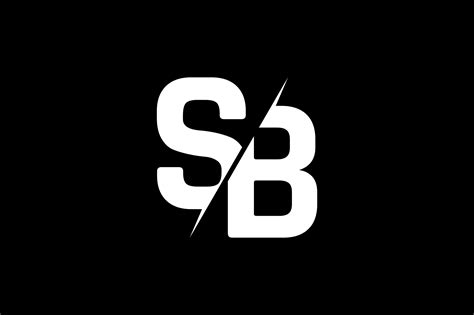 Monogram Sb Logo Design Minimal Logo Design Graphic Design Barber