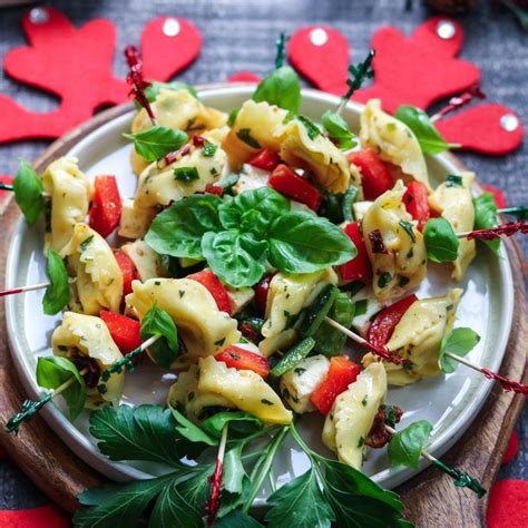 This link is to an external site that may or may not meet accessibility guidelines. Festive Marinated Tortellini Skewers | Recipe | Tortellini ...