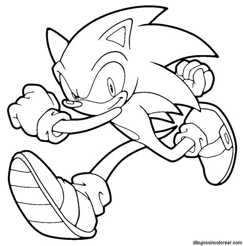 Dibujos De Sonic Sega Para Colorear