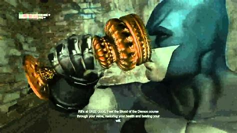 Just to be clear, they are the lion/wolf looking faces that usually sit high on the wall right? Arkham City Pt 31: Demon Trials - The NCBacklog - YouTube