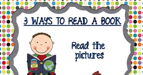 Classroom Freebies Too 3 Ways To Read A Book Daily 5
