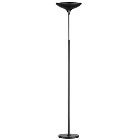Globe Electric 71 In Matte Black Energy Star Dimmable Led Floor Lamp