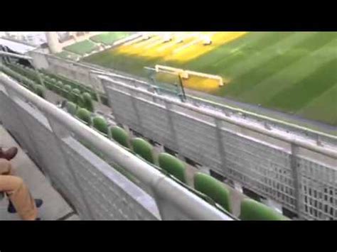 Aviva stadium tour - YouTube