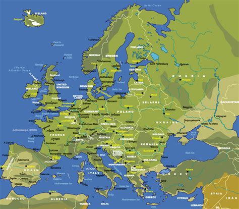 Harta Europa Harta Rutiera A Europei Harta Turistica Europa Harti On