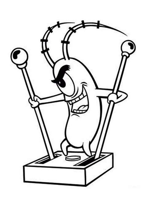 Plankton From Spongebob Coloring Pages