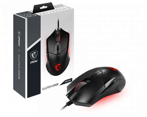 Msi Clutch Gm08 Gaming Mouse Model Clutch Gm08 Gaming Mouse 3200dpi