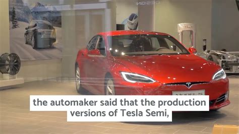 Tesla Semi Prototype Spotted At Pixars Headquarters Youtube