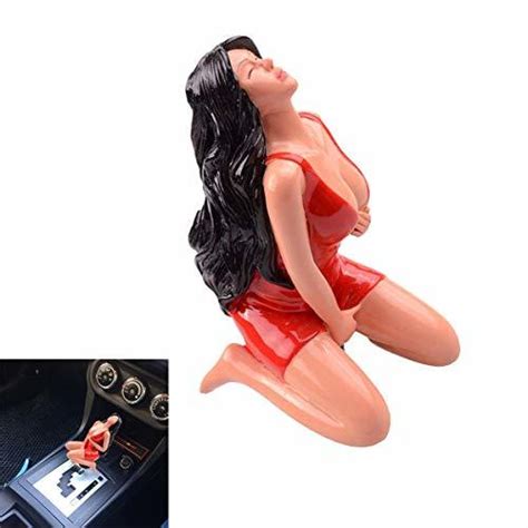 Wyf Sexy Girl Shaped Car Gear Stick Shift Knob With 3 Plastic Adapter