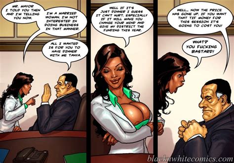 Rule 34 Big Breasts Bimbo Black N White Comics Comic Dark Skinned