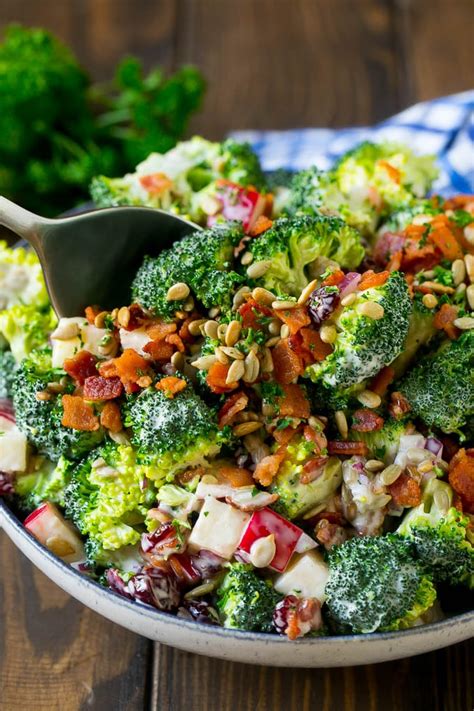 A quick and simple chop salad bursting with flavor and texture. Broccoli Salad Recipe - Dinner at the Zoo