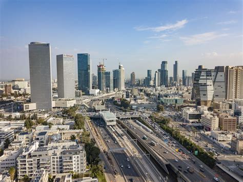 You can see the most important buildings it's isolated and it also says tel aviv skyline over the silhouette. TEL AVIV photo Tomer Apelboim - TheMarker in 2020 ...
