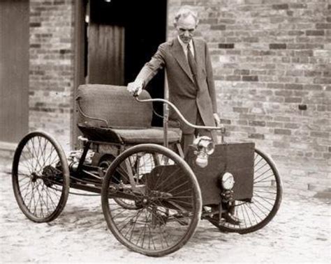Henry Ford With His First Automobile 1896 Henry Ford Ford Classic