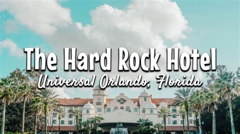 rocking out at the hard rock hotel at the universal orlando resort fibre optique