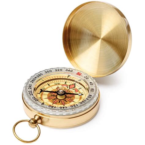 Camping Survival Compass Metal Pocket Compass Kids Compass For Hiking