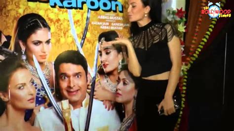 Elli Avram Oops Moment At Kis Kisko Pyaar Karoon Trailer Launch YouTube