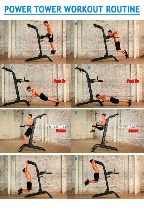 Power Tower Workout Routine 2018 Best 4 Exercises Power Tower Workout