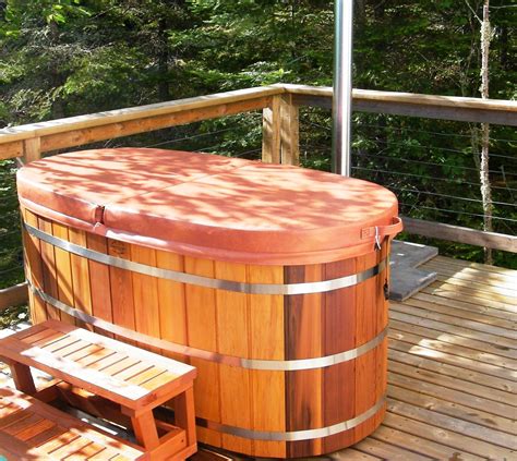 Ofuro Japanese Soaking Hot Tub 2 Person Wooden Tub Saunas Cedar Hot Tub Hot