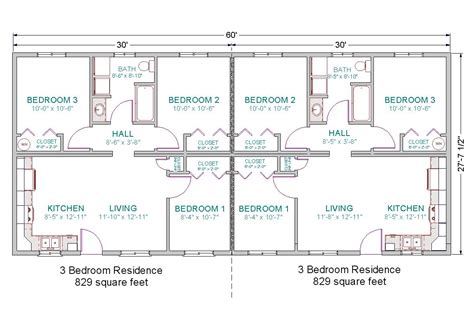 Unique Duplex House Plans With Garages Home Plans Blueprints