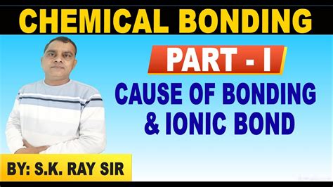Chemical Bonding Cause Of Chemical Bonding Ionic Bond Iit Jee