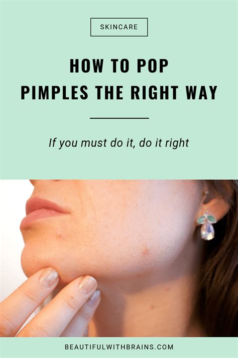 How To Pop A Pimple Like A Derm Pimple Popping Pimples Pop