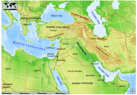 If you want me to add your country in this region of world (central asia, balkans, persian region and arabian peninsula), tell me in the comments. 3. Geophysical map of the eastern Mediterranean and Middle ...