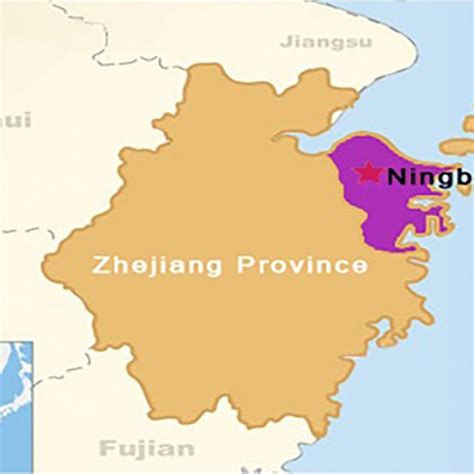 Map Of Ningbo City Zhejiang Province China Download Scientific Diagram