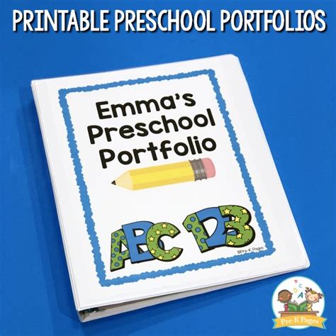 Editable Portfolio Cover Design For Teachers