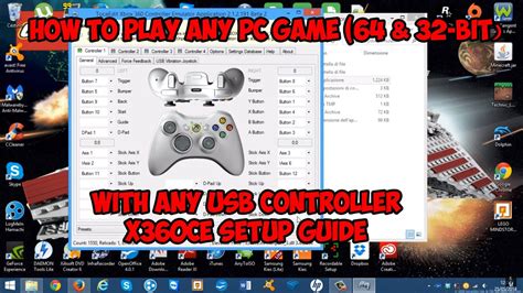 Download winrar from the official site. How to play any PC Game (32 & 64-bit) with any USB Controller (x360ce setup 32 & 64 bit) - YouTube