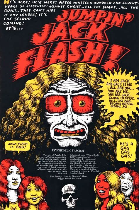 Jumpinjack Flash By Robert Crumb Underground Comics Psychedelic Art