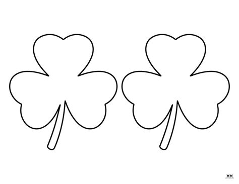 Shamrocks Coloring Pages Printable