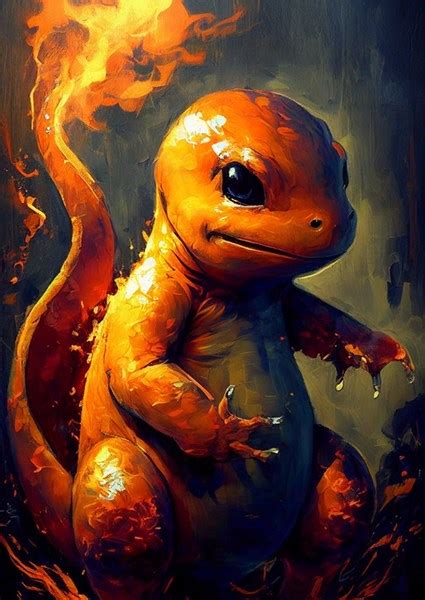Charmander Pokémon posters prints by Jonas Winge Printler