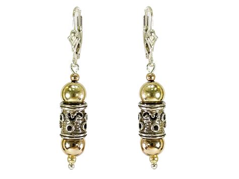 Gorgeous Mixed Silver And Gold Earrings Yaron Morhaim