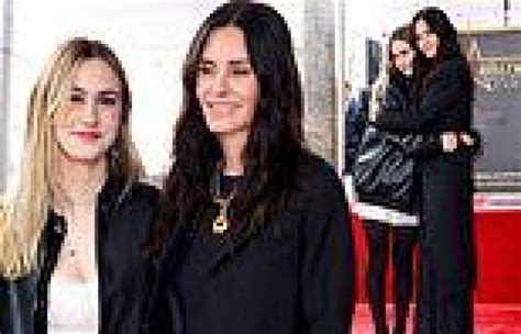 Courteney Cox Elated Daughter Coco 18 Was Present As She Got A Star