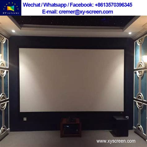 China Home Theater System Cinema Screen Frame Projector Screen Fix
