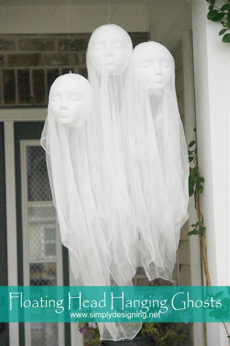 Floating Head Hanging Ghosts Simply Designing With Ashley Halloween