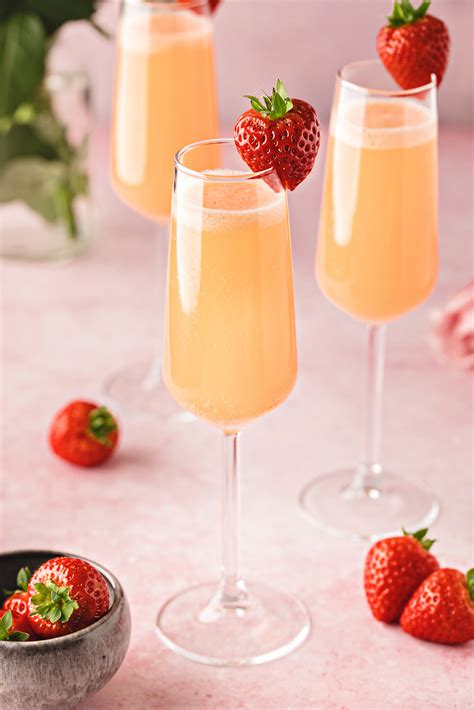 Effortless Strawberry Mimosas A Simple Celebration Sipper Good Life