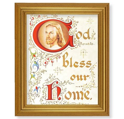 House Blessing Gold Framed Art Buy Religious Catholic Store