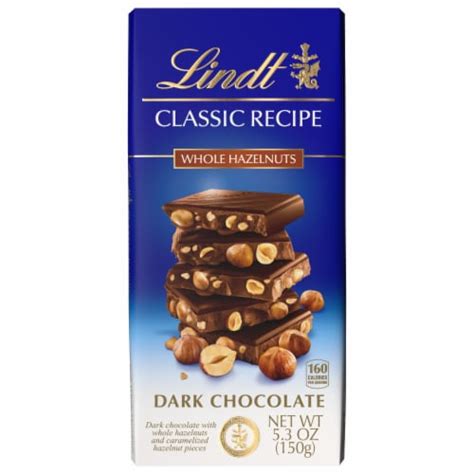 Lindt Classic Recipe Whole Hazelnut Dark Chocolate Bar 5 3 Oz Fred Meyer