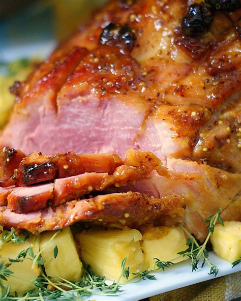 Pineapple Mustard Glazed Ham Southern Discourse