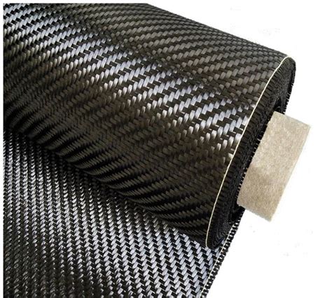 An Image Of A Light Weight Twill Weave Carbon Fiber Fabric Used For