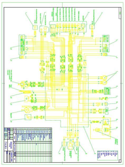 Diagrama De La Instalacion Electrica De La Moto Italika Ft150