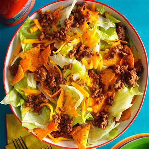 Easy Ground Beef Taco Salad Recipe How To Make It