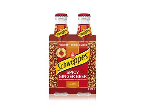 Nuova Schweppes Spicy Ginger Beer Stesso Ginger Sapore Più Strong