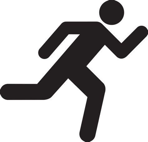 Stick Man Runner Silhouette · Free Vector Graphic On Pixabay