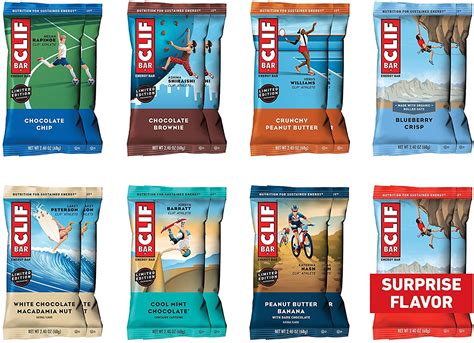 Clif Bar Energy Bars Best Sellers Variety Pack 24 Ounce Protein