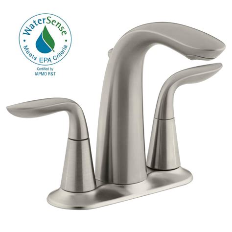 The kohler refinia series has soft lines that are inspired by nature. KOHLER Refinia 4 in. Centerset 2-Handle Water-Saving ...