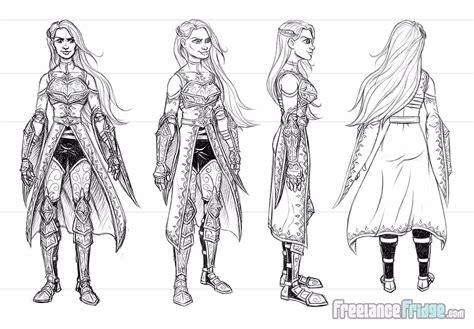 Female Characters Character Design Girl Female Character Design