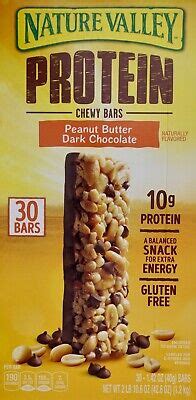 NATURE VALLEY PROTEIN Chewy Bars Peanut Butter Dark Chocolate Gluten