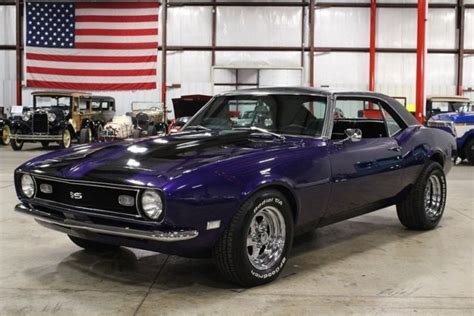 1968 Chevrolet Camaro 38303 Miles Purple Coupe 365 V8 Automatic For