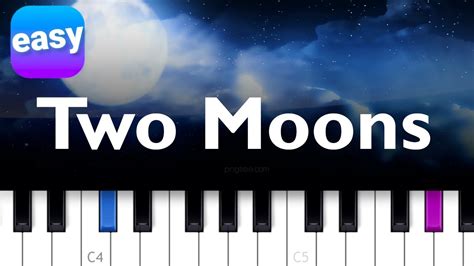 Boywithuke Two Moons Easy Piano Tutorial Youtube